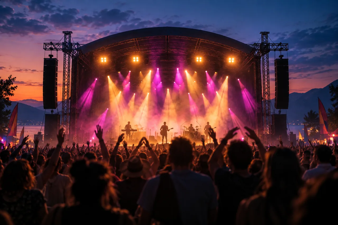 Music festival — illustrative editorial image